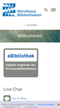 Mobile Screenshot of kornhausbibliotheken.ch